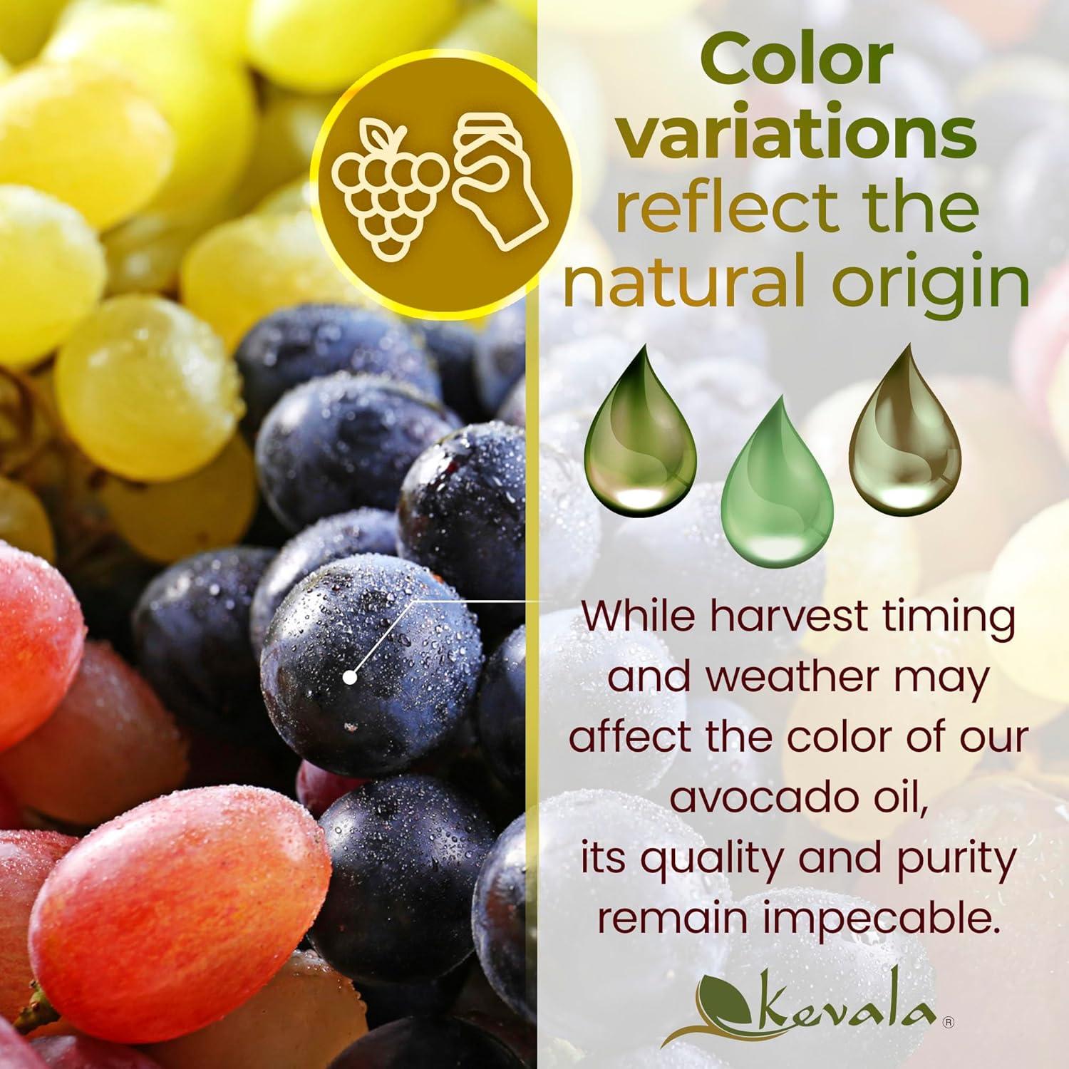 image:imageKevala Grapeseed Oil Nutritious Oil Great for Cooking and Beauty Made with Carefully Selected Grapes Perfect Base with Natural Flavor for Salad Dressings Natural Vitamin E Source 64 fl ozGrapeseed