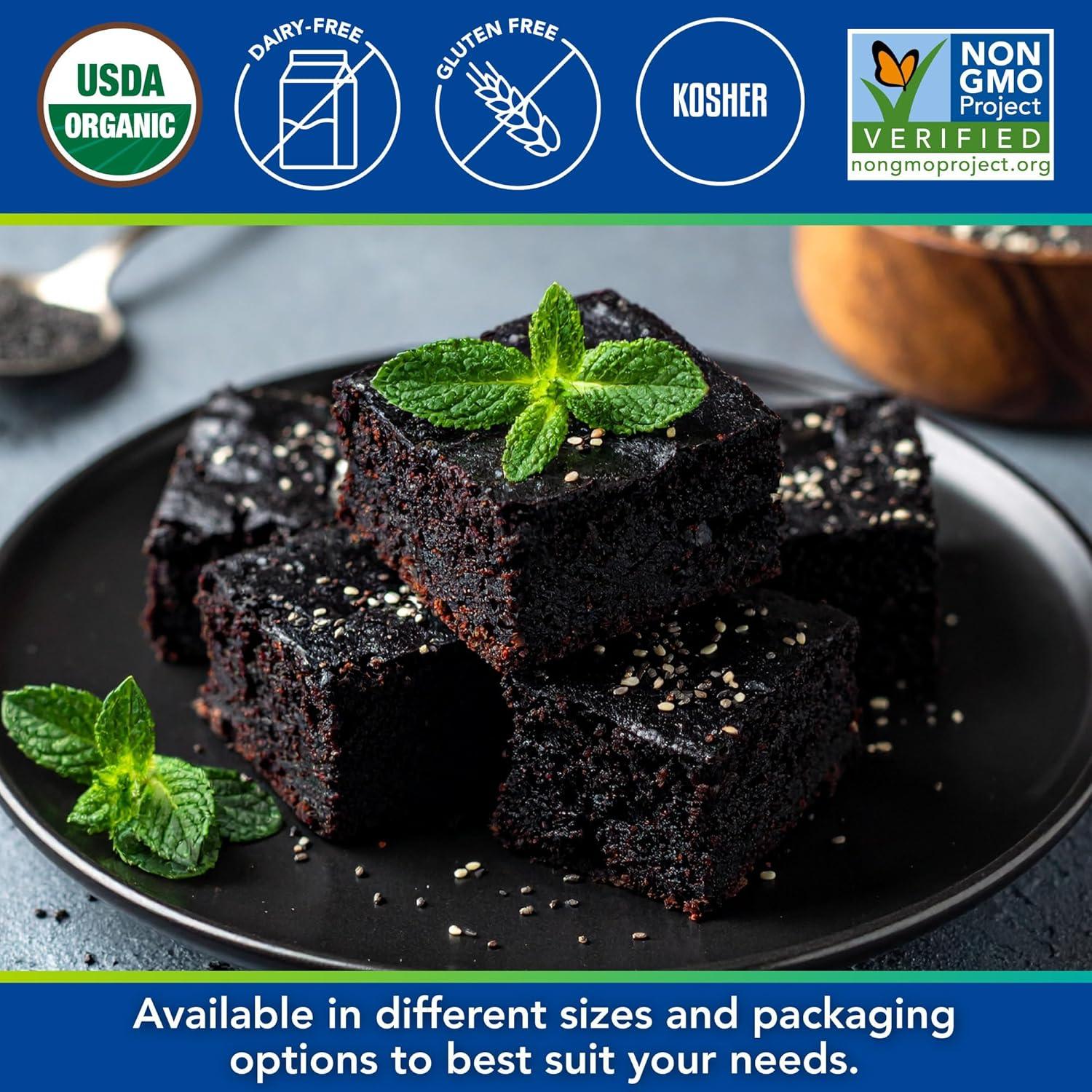 image:imageKevala Organic Black Tahini Gluten Free Black Sesame Paste for Bread Kitchen Pantry Staple Processed in a Peanut Free Facility Great to Mix with a Miso Paste or Spread on a Bagel 12 oz 340g2 Pound