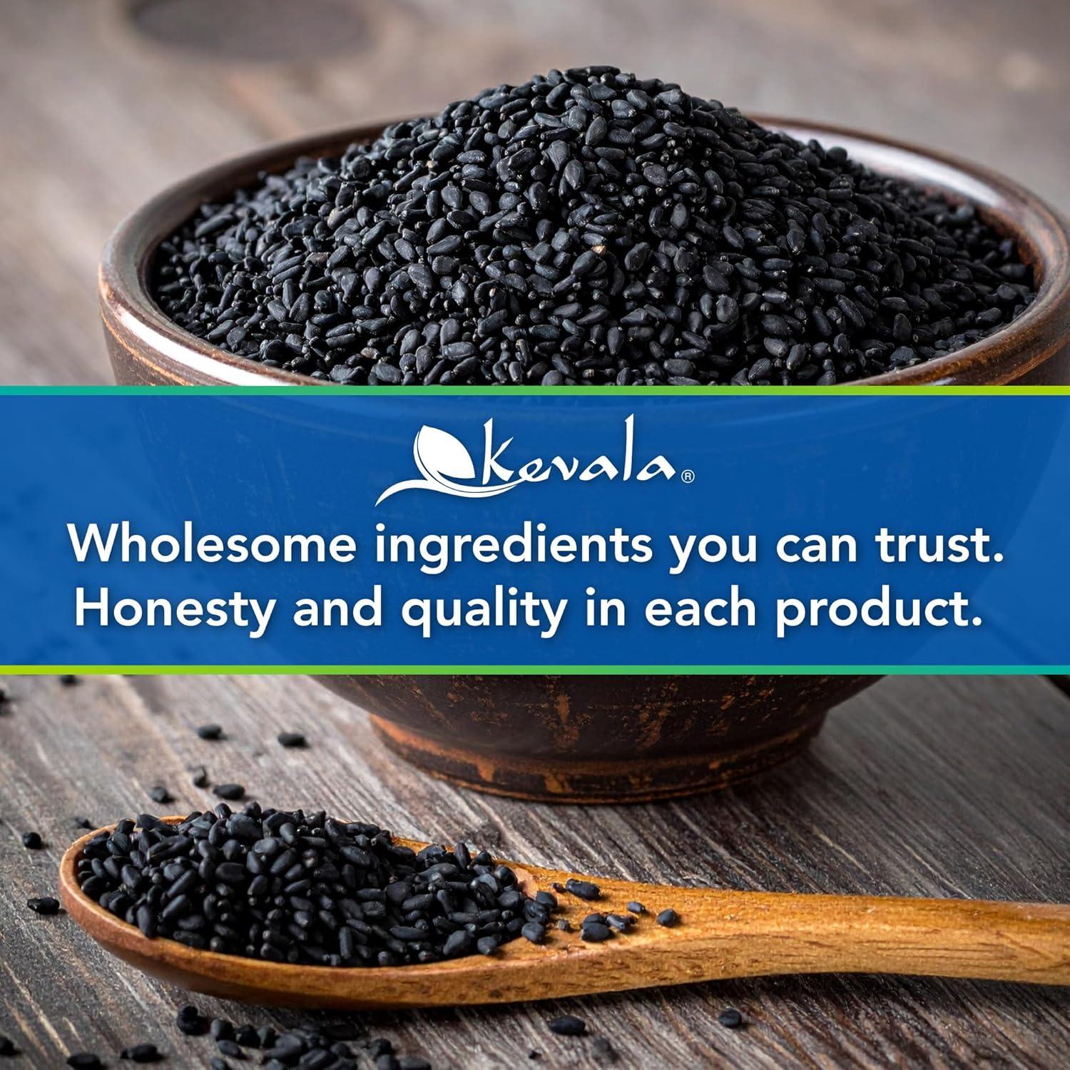 image:imageKevala Organic Black Tahini Gluten Free Black Sesame Paste for Bread Kitchen Pantry Staple Processed in a Peanut Free Facility Great to Mix with a Miso Paste or Spread on a Bagel 12 oz 340g35 Pound