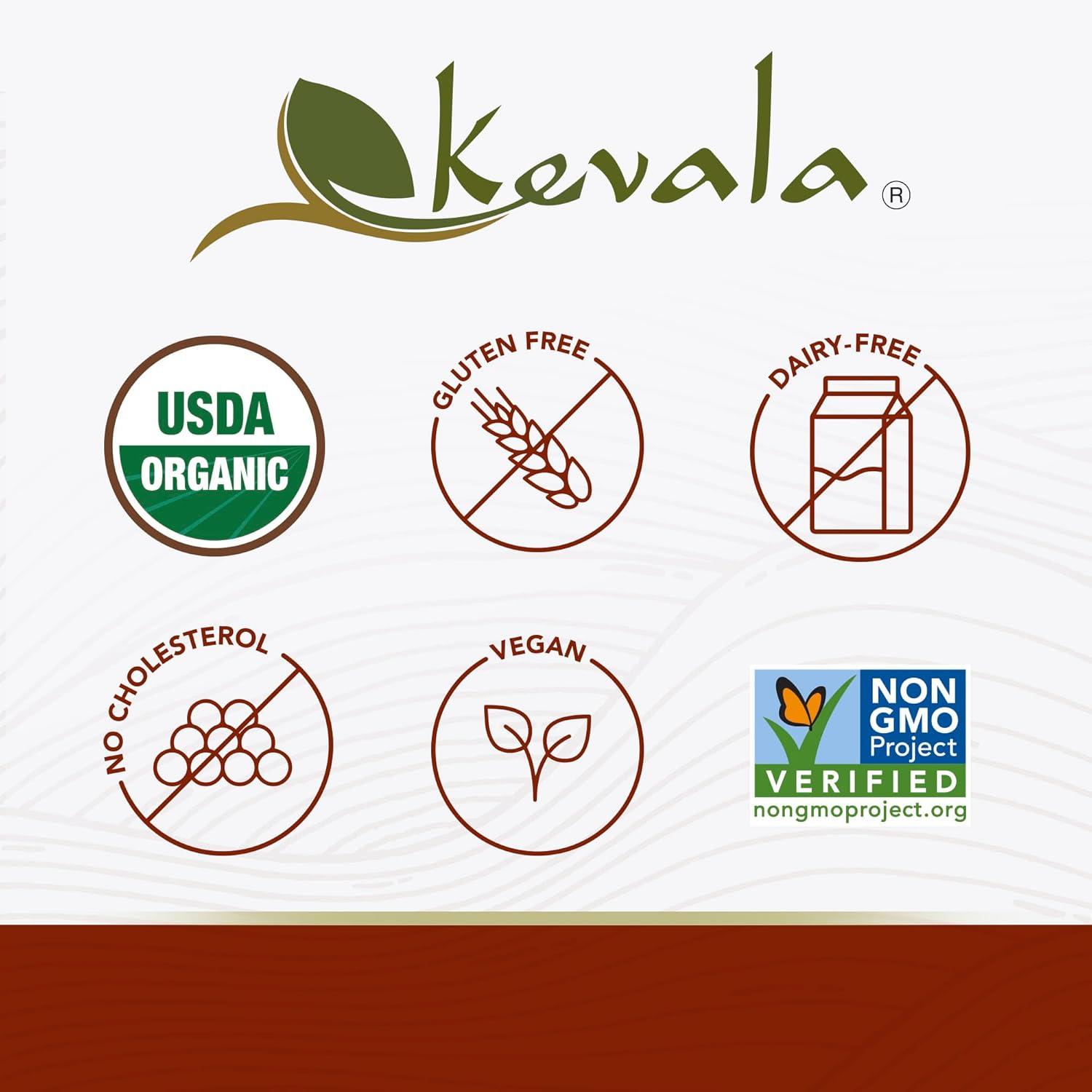 image:imageKevala Organic Black Tahini Gluten Free Black Sesame Paste for Bread Kitchen Pantry Staple Processed in a Peanut Free Facility Great to Mix with a Miso Paste or Spread on a Bagel 12 oz 340g12 Ounce Pack of 3