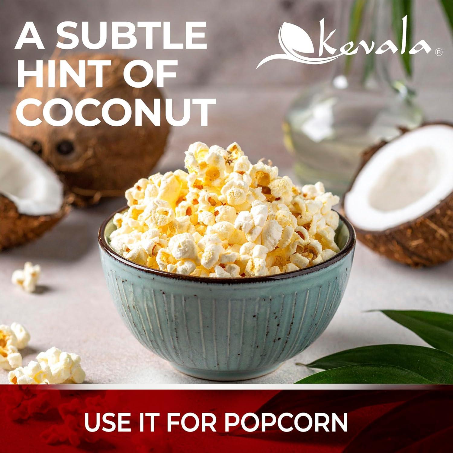 image:imageKevala Organic Coconut Oil Great for HighHeat Cooking and Baking at Home Ideal for Oil Pulling Due to Its Antimicrobial Properties and Pleasant Taste Easy Storage with a Glass Jar of 16 oz1 Pound Pack of 1