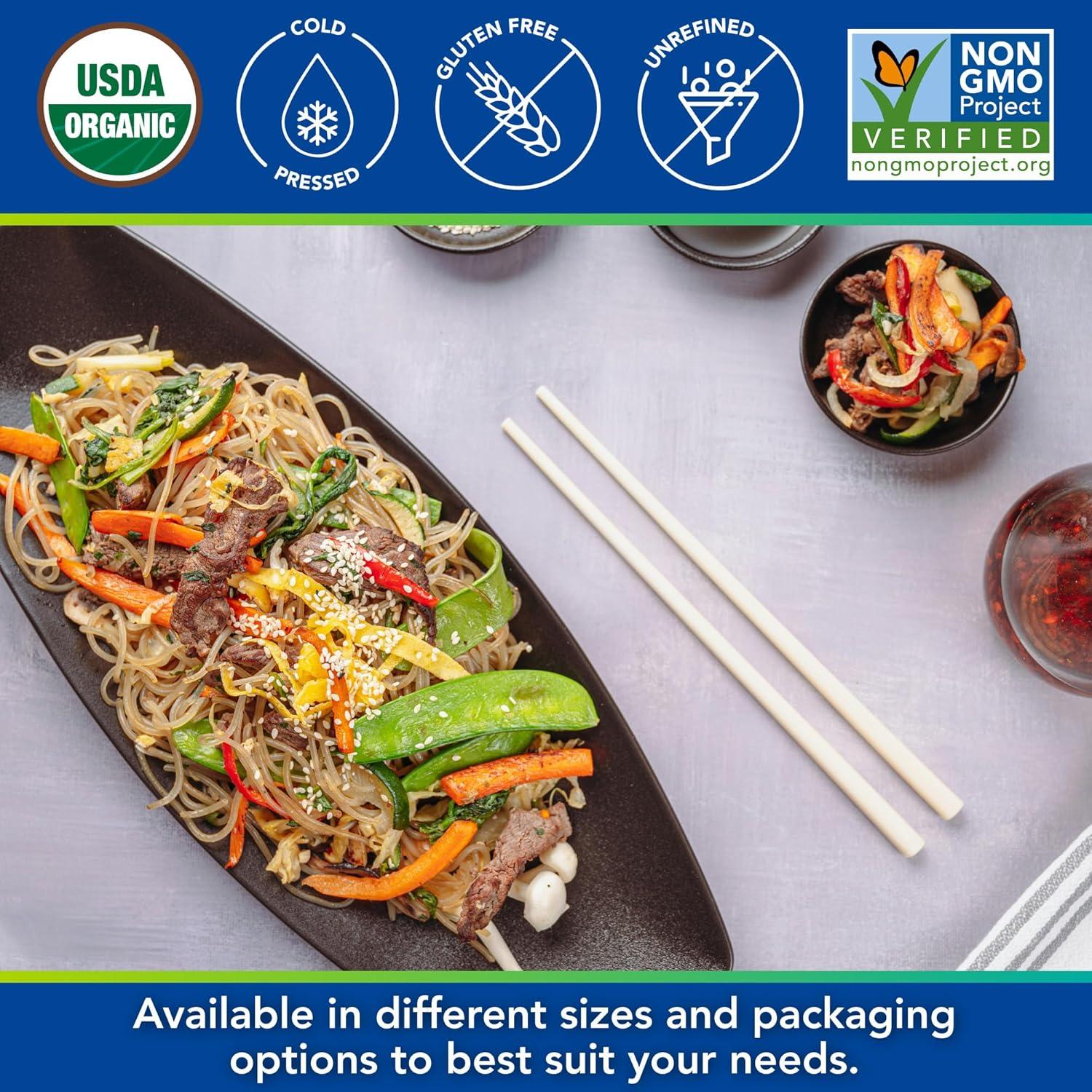 image:imageKevala Organic Toasted Sesame Oil ColdPressed Unrefined Pure Sesame Seed Oil for Cooking Marinades and Dressings USDA Organic Kosher NonGMO Certified Vegetable Oil Alternative 64 Fl Oz 1Pack280 onzas