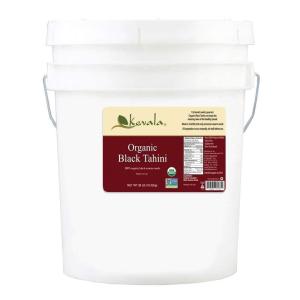 Kevala Organic Black Tahini – Gluten Free Black Sesame Paste for Bread, Kitchen Pantry Staple Processed in a Peanut Free Facility, Great to Mix with a Miso Paste or Spread on a Bagel, 12 oz, 340g(36 Lbs (Pack of 1))