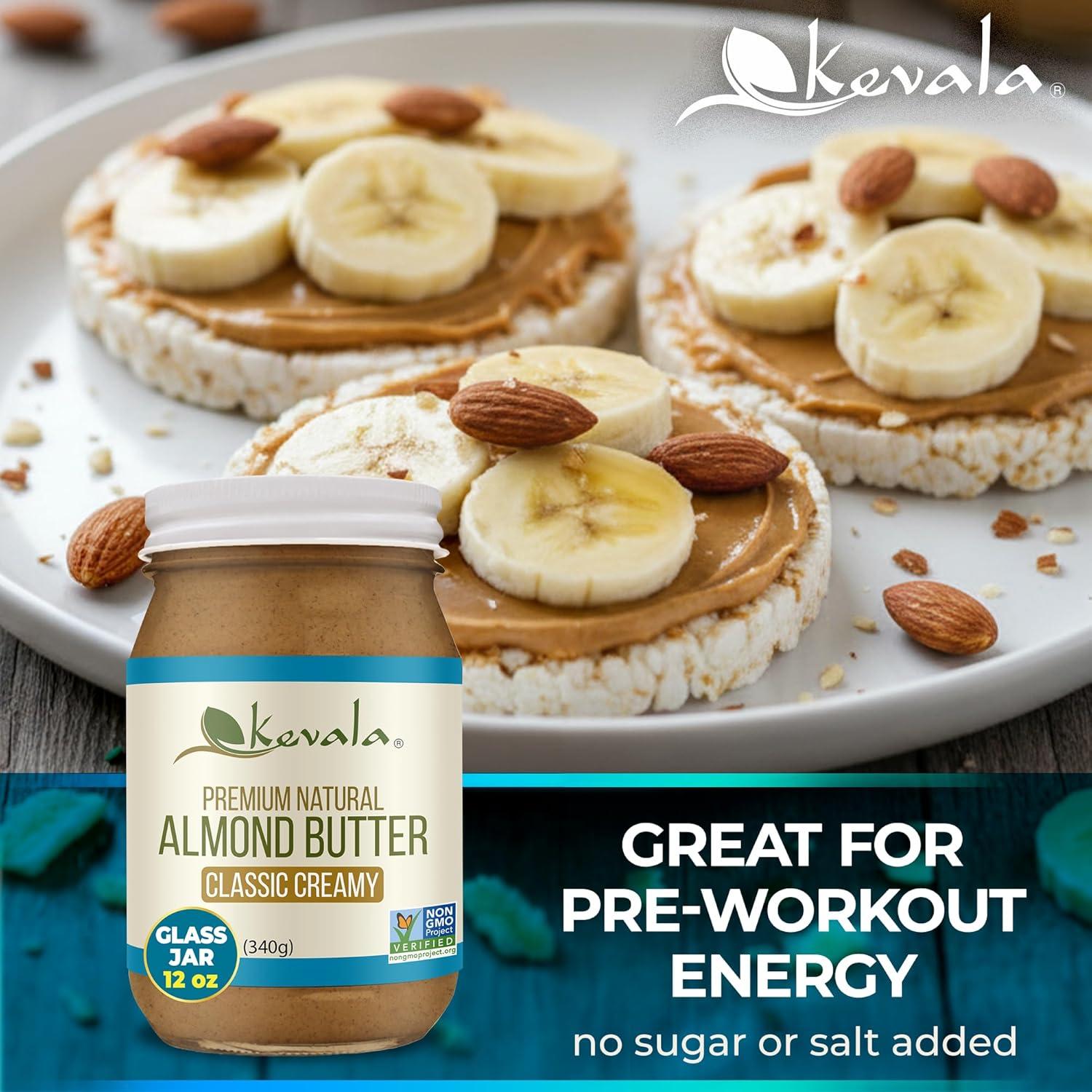 image:imageKevala Almond Butter Creamy 12 Oz Pack of 4Almond
