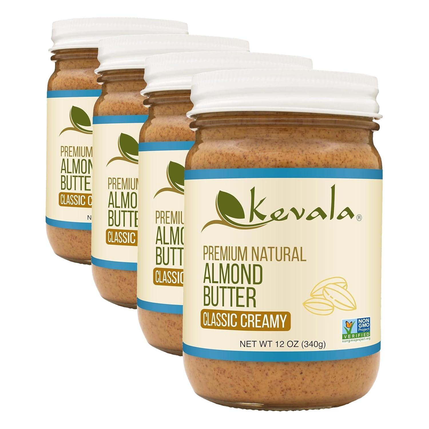 image:imageKevala Almond Butter Creamy 12 Oz Pack of 4Almond