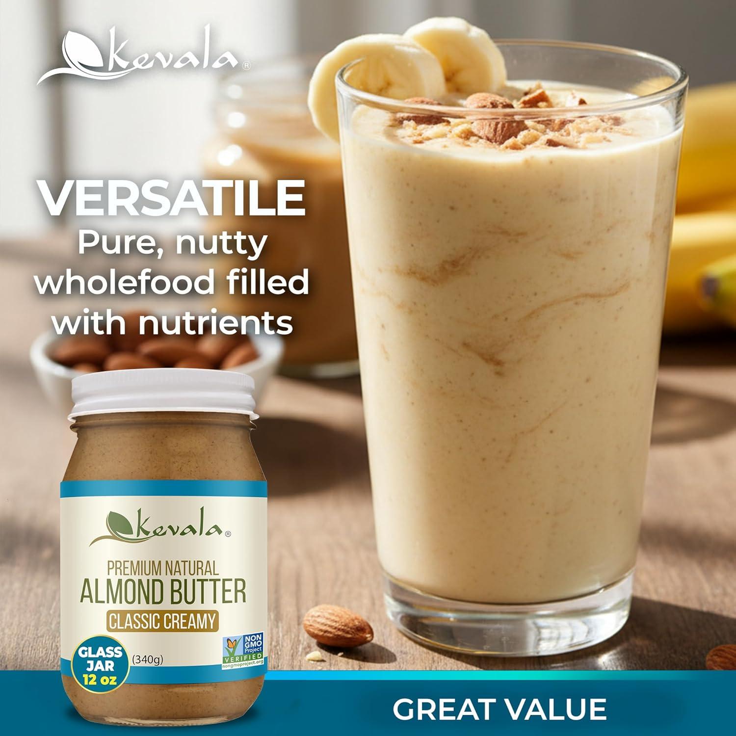 image:imageKevala Almond Butter Creamy 12 Oz Pack of 4Almond