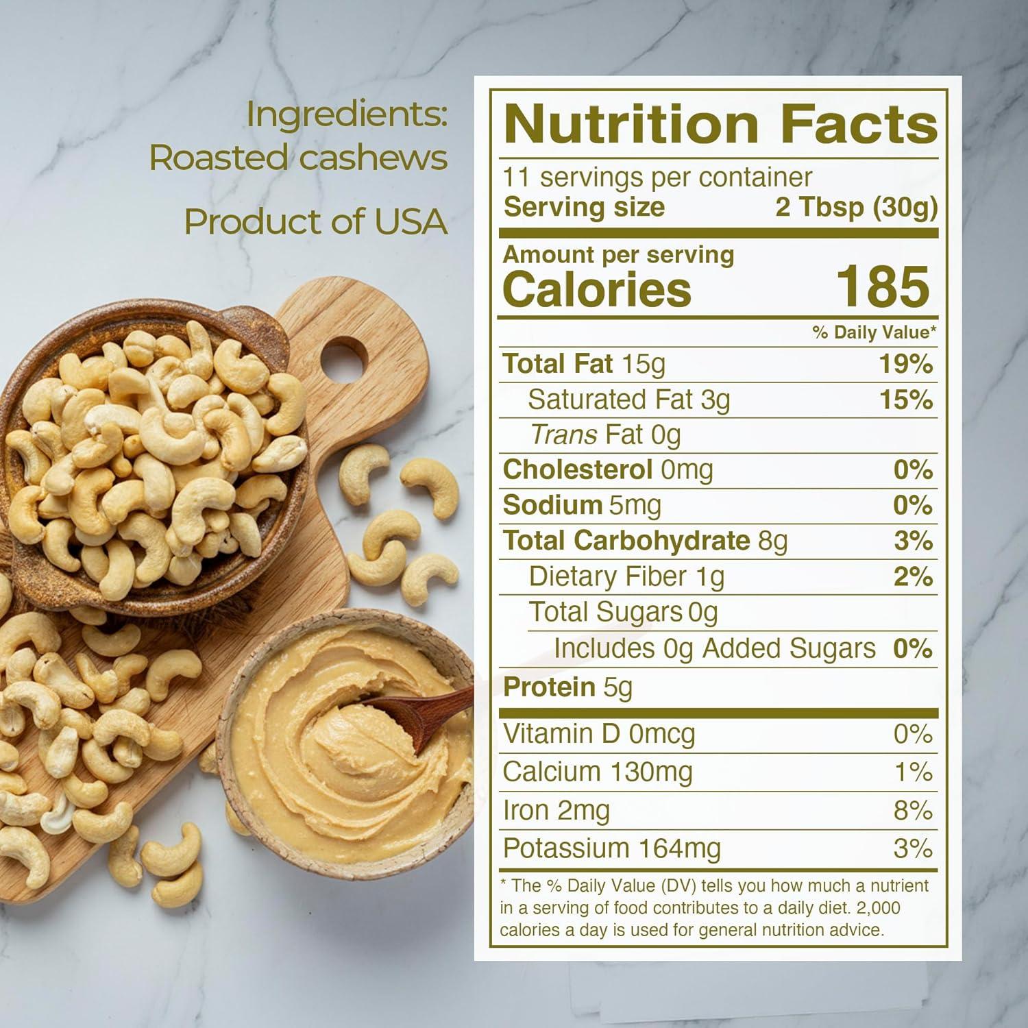 image:imageKevala Cashew Butter 3Pack Spreadable Cream for Sandwiches with no Additives Premium Natural Spread for Toast and Pancakes Nutritious Addition to Breakfast and Healthy Snacks Glass Jar 12 ozCashew