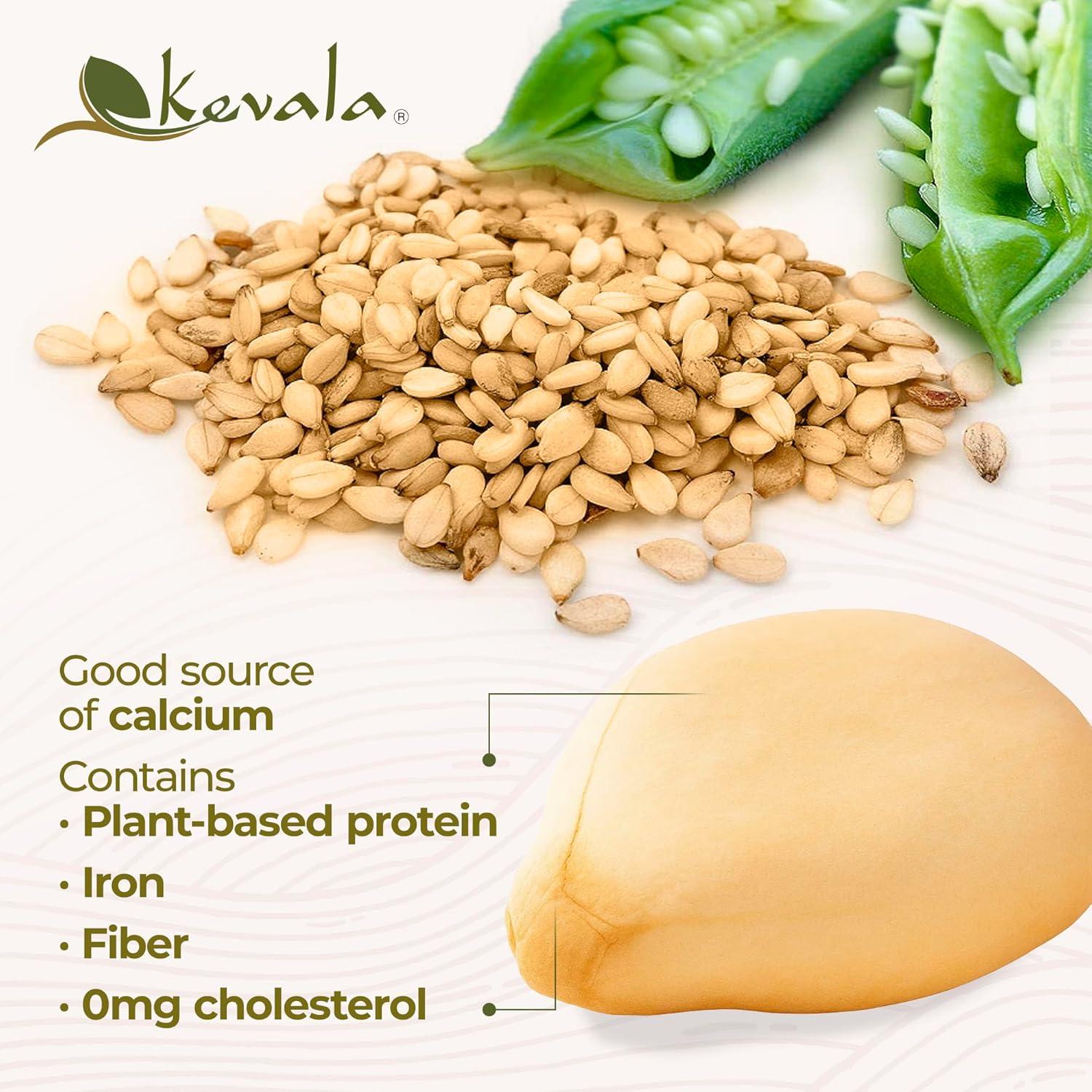 image:imageKevala Organic Toasted Sesame Hulled Gluten Free Roasted Seeds for Tahini Kosher Non GMO Project Verified Vegan Seasoning 32 oz 2 lbToasted Unhulled