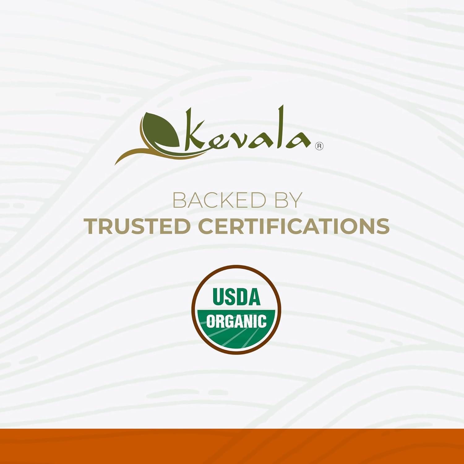 image:imageKevala Organic Turmeric Root Powder Gluten Free Curcumin Vegan Supplement for Cooking Kitchen Spice Non Gmo Kosher Product 1 lb 16 oz