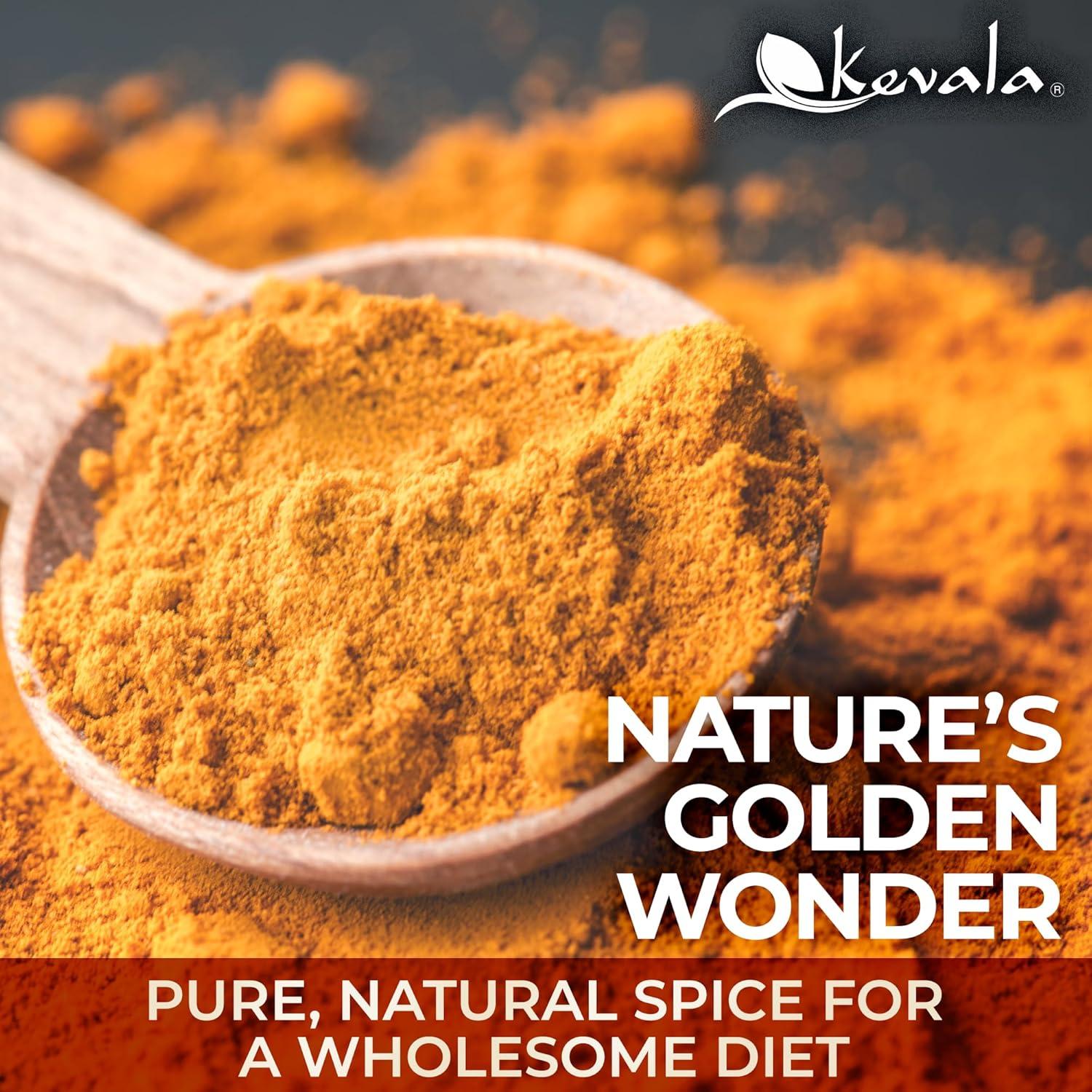 image:imagekevala Organic Turmeric Root Powder Gluten Free Curcumin Vegan Supplement for Cooking Kitchen Spice Non GMO and Kosher Product 2 lb 32 oz32 Ounce Pack of 2