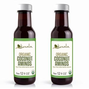 Kevala Organic Coconut Aminos – 12 fl oz – 354 ml – Liquid Amino – Soy Sauce Substitute – Liquid Coconut Aminos – Soy Free Sauce – Low Sodium (Pack of 2)
