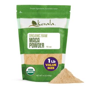 kevala – Organic Maca Root Powder – Raw Maca Powder 1 lb – 16 oz – Gluten Free – Vegan – Kosher