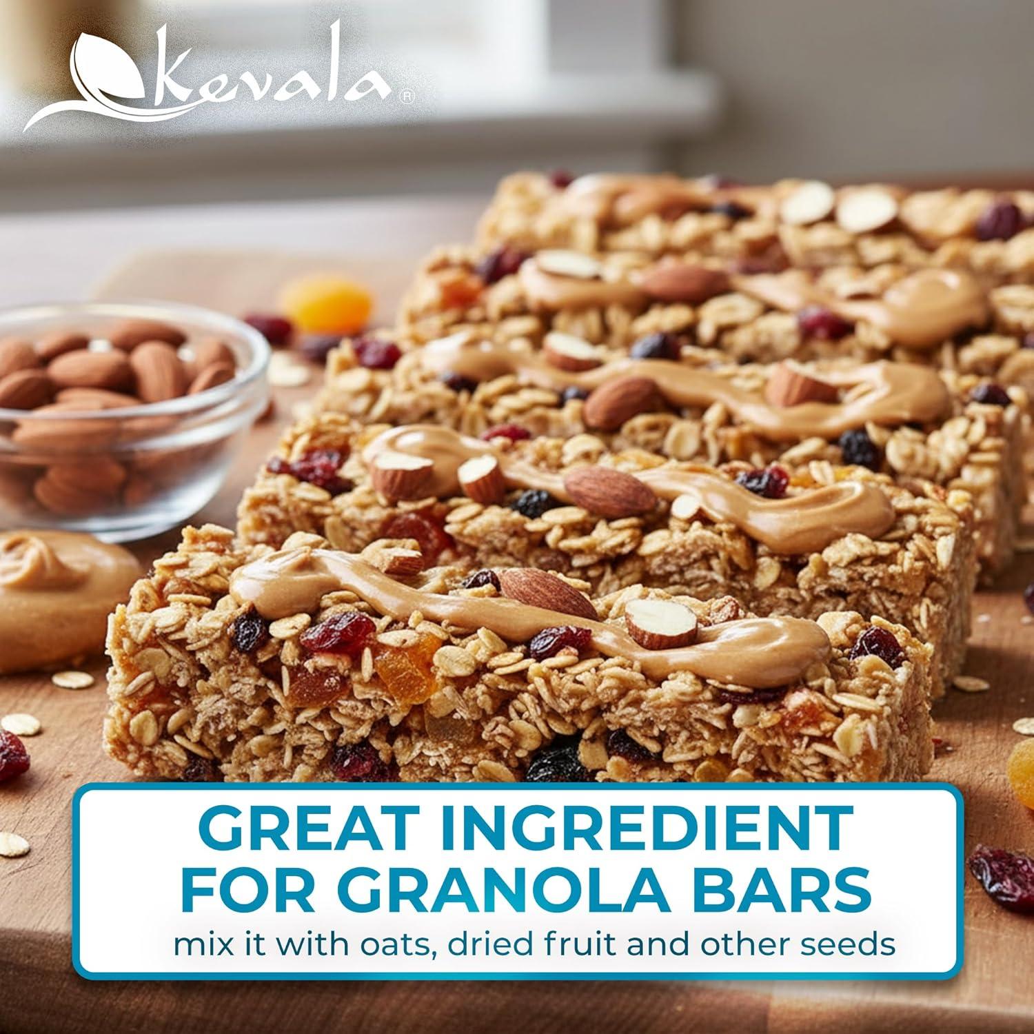 image:imageKevala Almond Butter Creamy GlutenFree Spread for Pancakes and Waffles Nutty Ingredient for Snack Dips and Dressings Delicious Peanut Butter Substitute with no Preservatives 7 lb Bucket