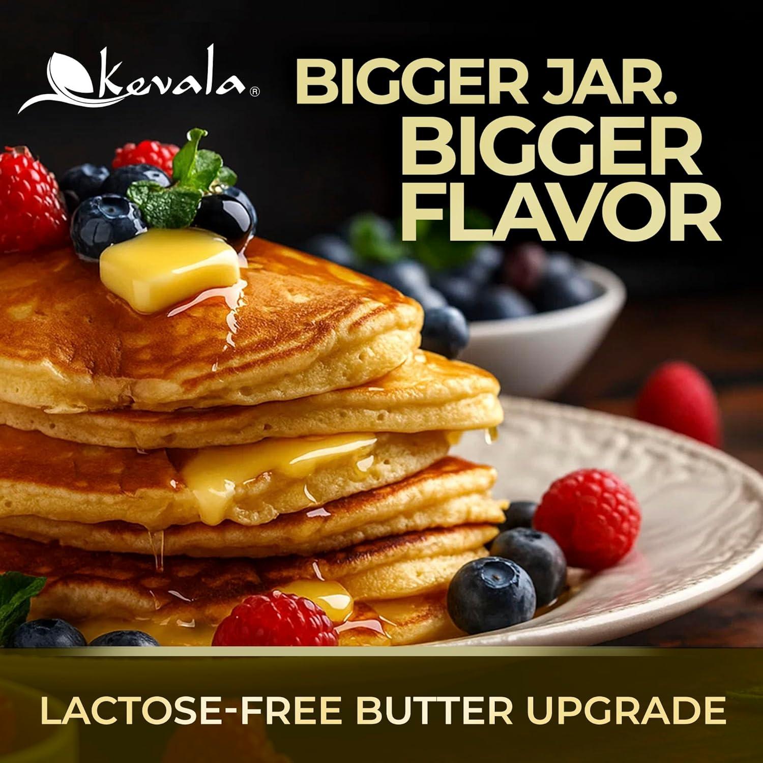 image:imageKevala Clarified Butter Ghee GrassFed Lactose amp Casein Free High Smoke Point Cooking amp Baking Butter Alternative Keto amp Gluten Free Spread amp Oil Substitute 176 oz176 oz