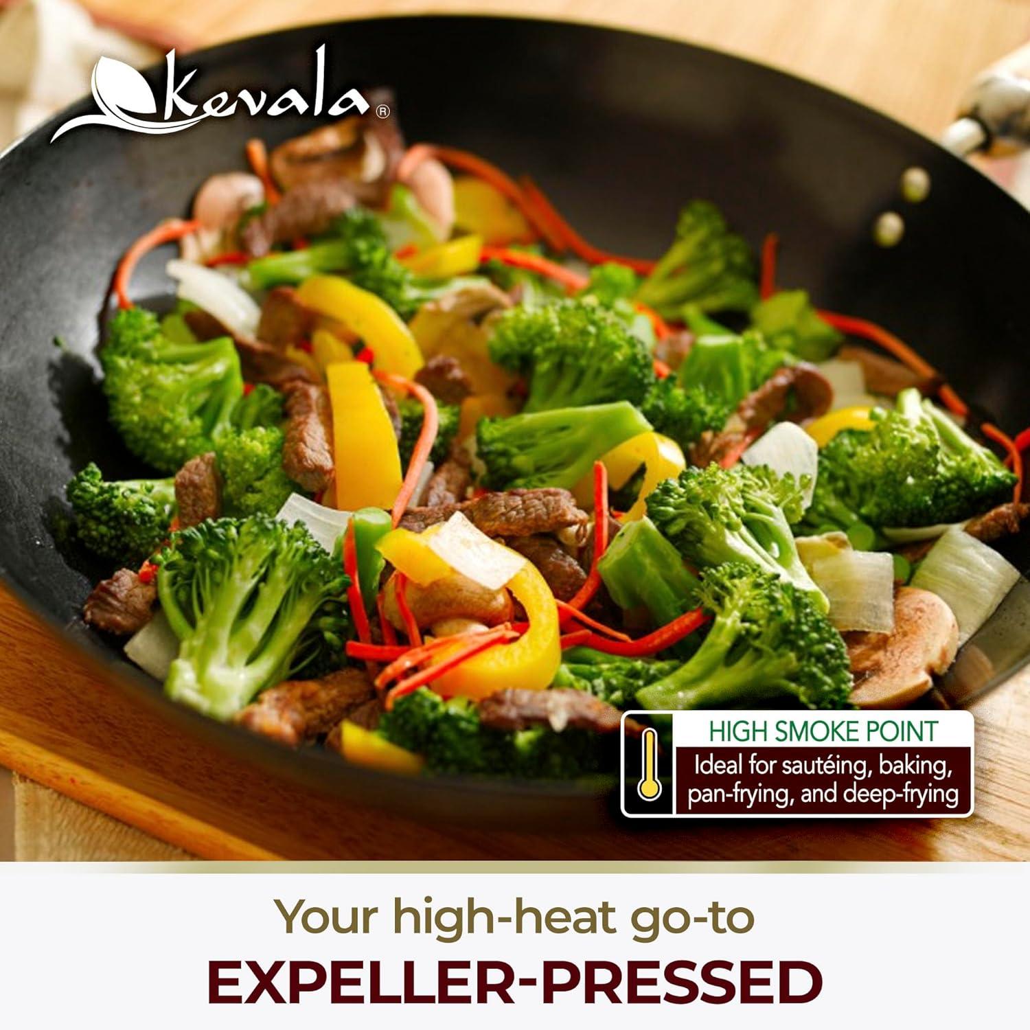 image:imageKevala Grapeseed Oil Made with a Premium Selection of Grapes Great for Cooking and Baking Enhances Freshness of Vegetables in Salads Powerful Addition to Daily Skincare Bulk Size 175 lb