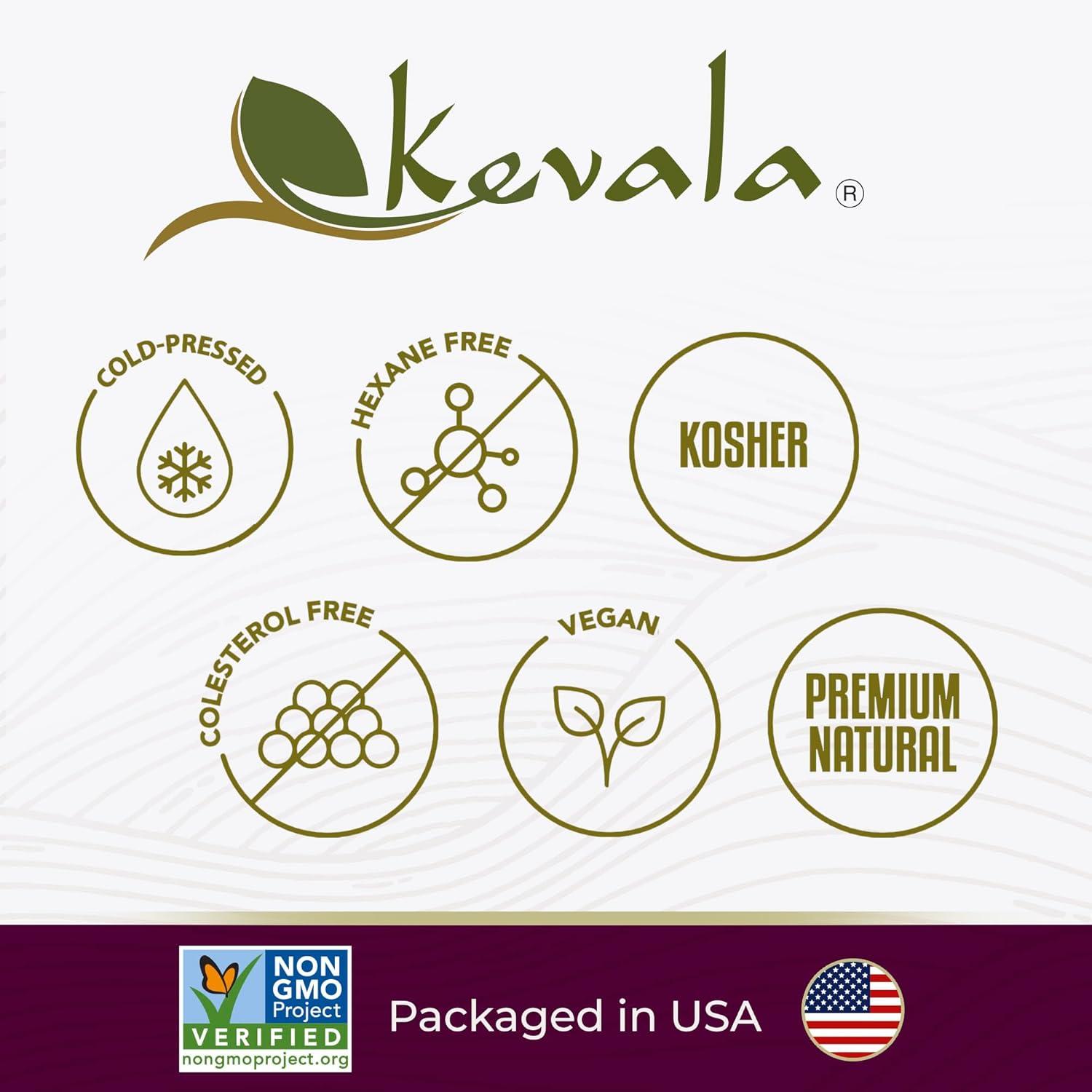 image:imageKevala Grapeseed Oil Made with a Premium Selection of Grapes Great for Cooking and Baking Enhances Freshness of Vegetables in Salads Powerful Addition to Daily Skincare Bulk Size 175 lb