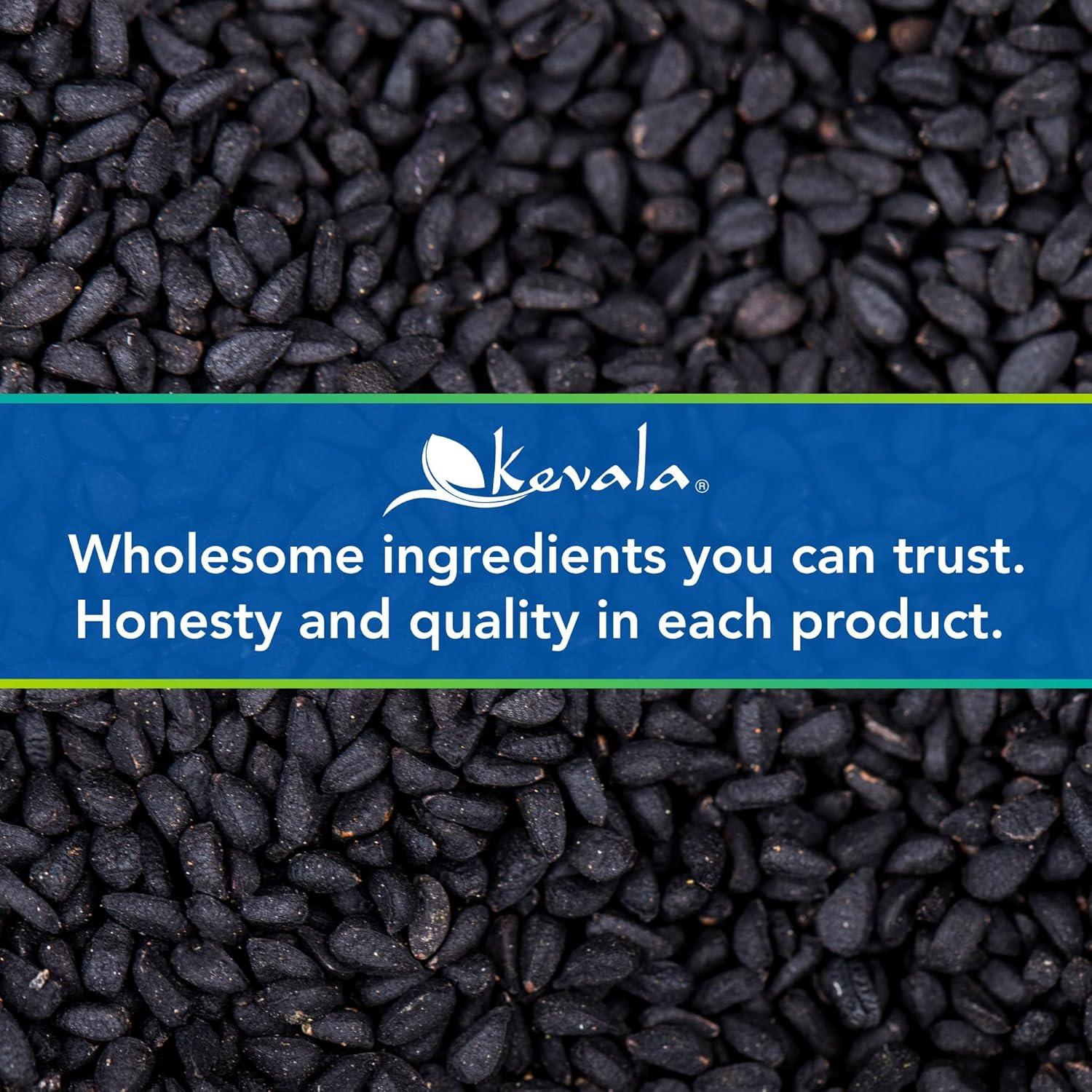 image:imageKevala Organic Black Cumin Seeds Nigella Sativa Seeds for Cooking and Baking at Home Ready to Eat Topping in HealthConscious Diets Packed with Nutrients for Making Balanced Meals 4 lb Bucket