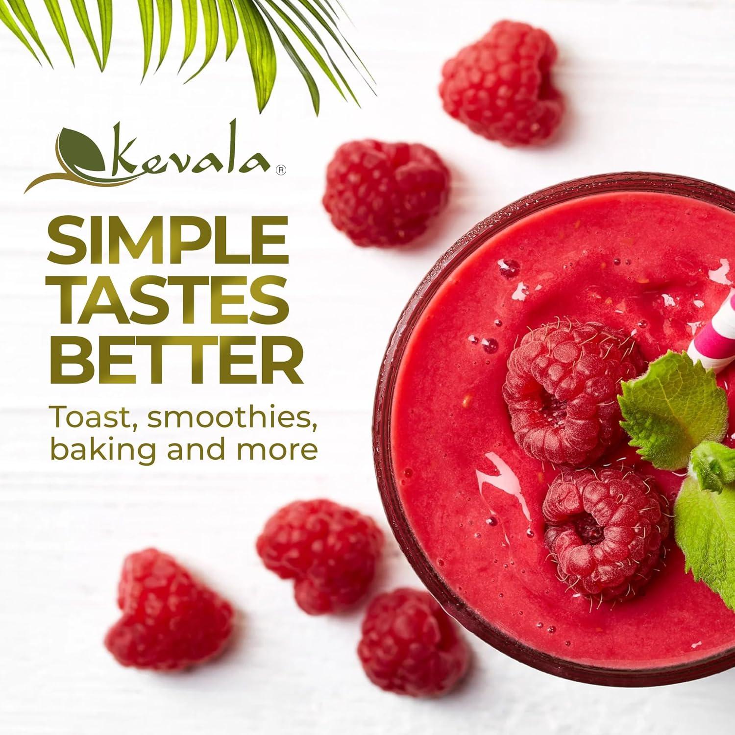 image:imageKevala Organic Coconut Butter Multifunctional Spread for Cooking and Beauty Made in USA SingleIngredient Product with no Additives Source of Healthy Fats and Essential Nutrients 35 lb 56 oz