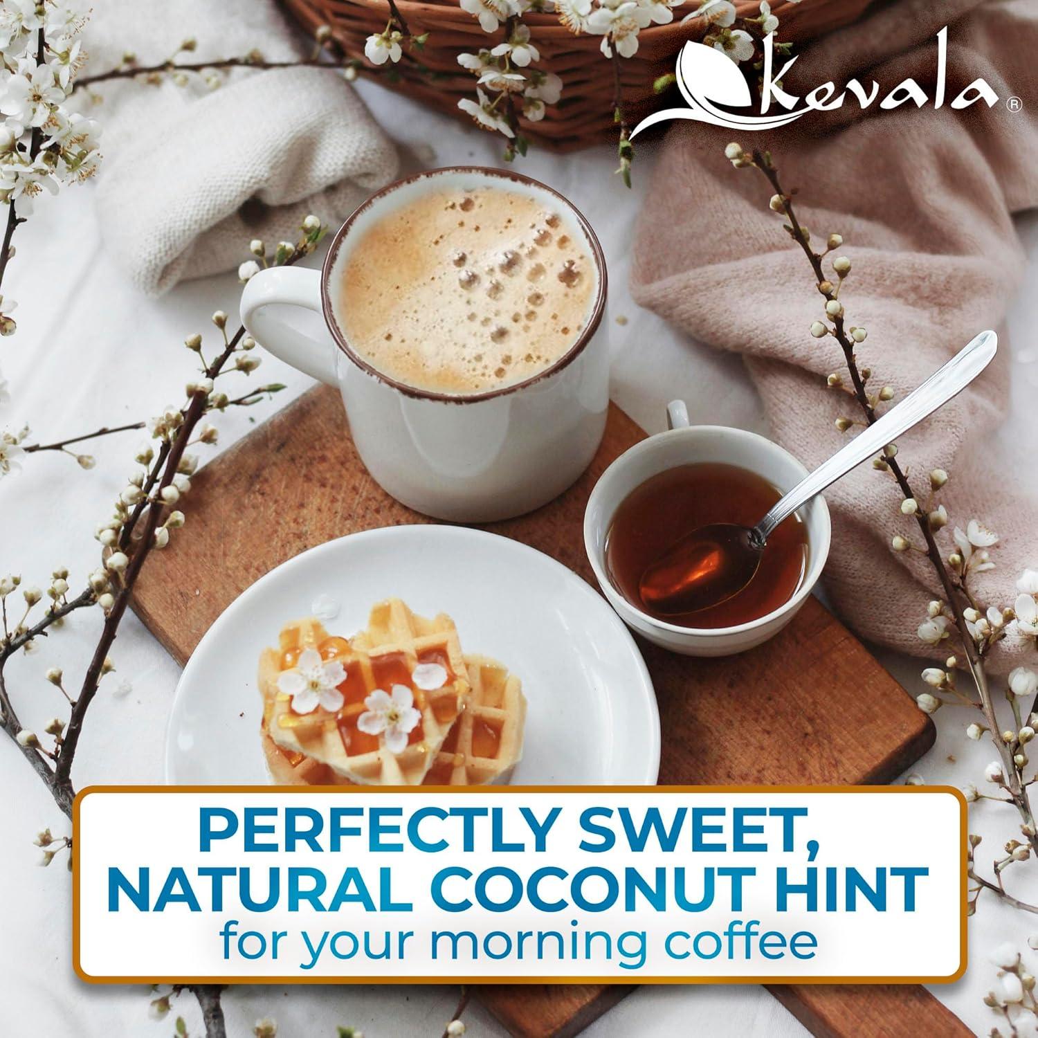 image:imageKevala Organic Coconut Nectar No Gluten Vegan No Added Sugar Natural Maple Syrup Alternative Extract From Coconuts Great for Pancakes 235 oz 1pack 235 oz 2pack 47 oz