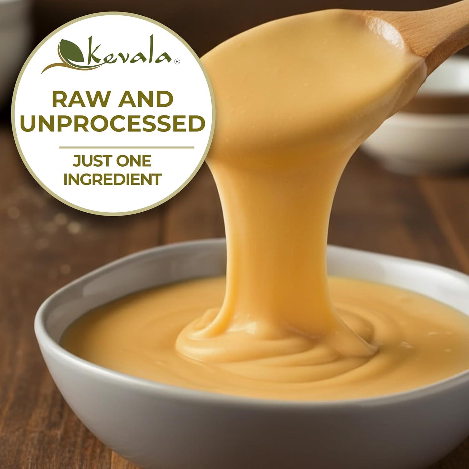image:imageKevala Raw Unfiltered Honey Pure Honey for Daily Baking and Cooking Authentic Sweetness with no Added Sugar Deliciously Nutritious Addition to Tea and Coffee Natural Skincare Ingredient 3 lb3 Fl Oz Pack of 1