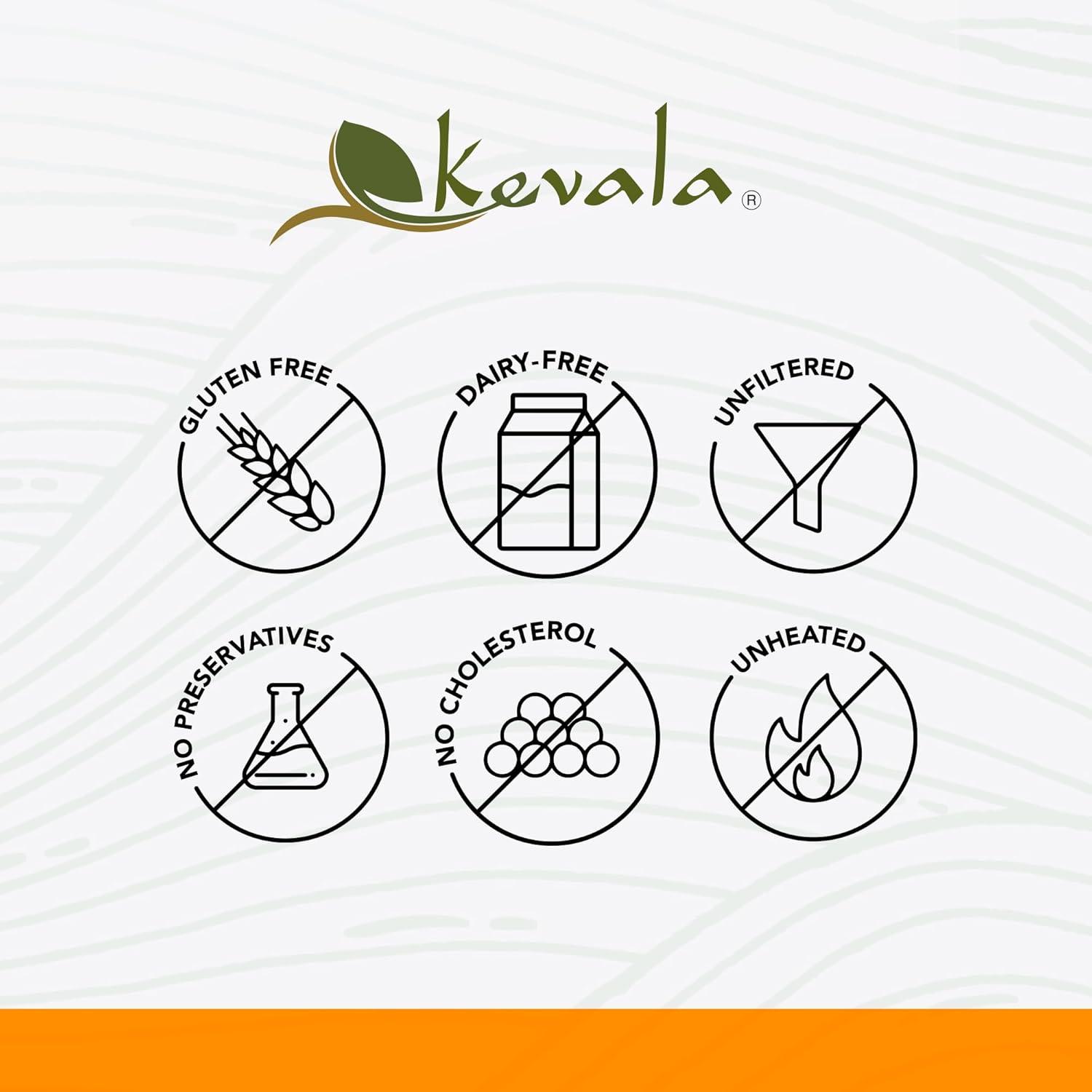 image:imageKevala Raw Unfiltered Honey Pure Honey for Daily Baking and Cooking Authentic Sweetness with no Added Sugar Deliciously Nutritious Addition to Tea and Coffee Natural Skincare Ingredient 3 lb3 Fl Oz Pack of 1