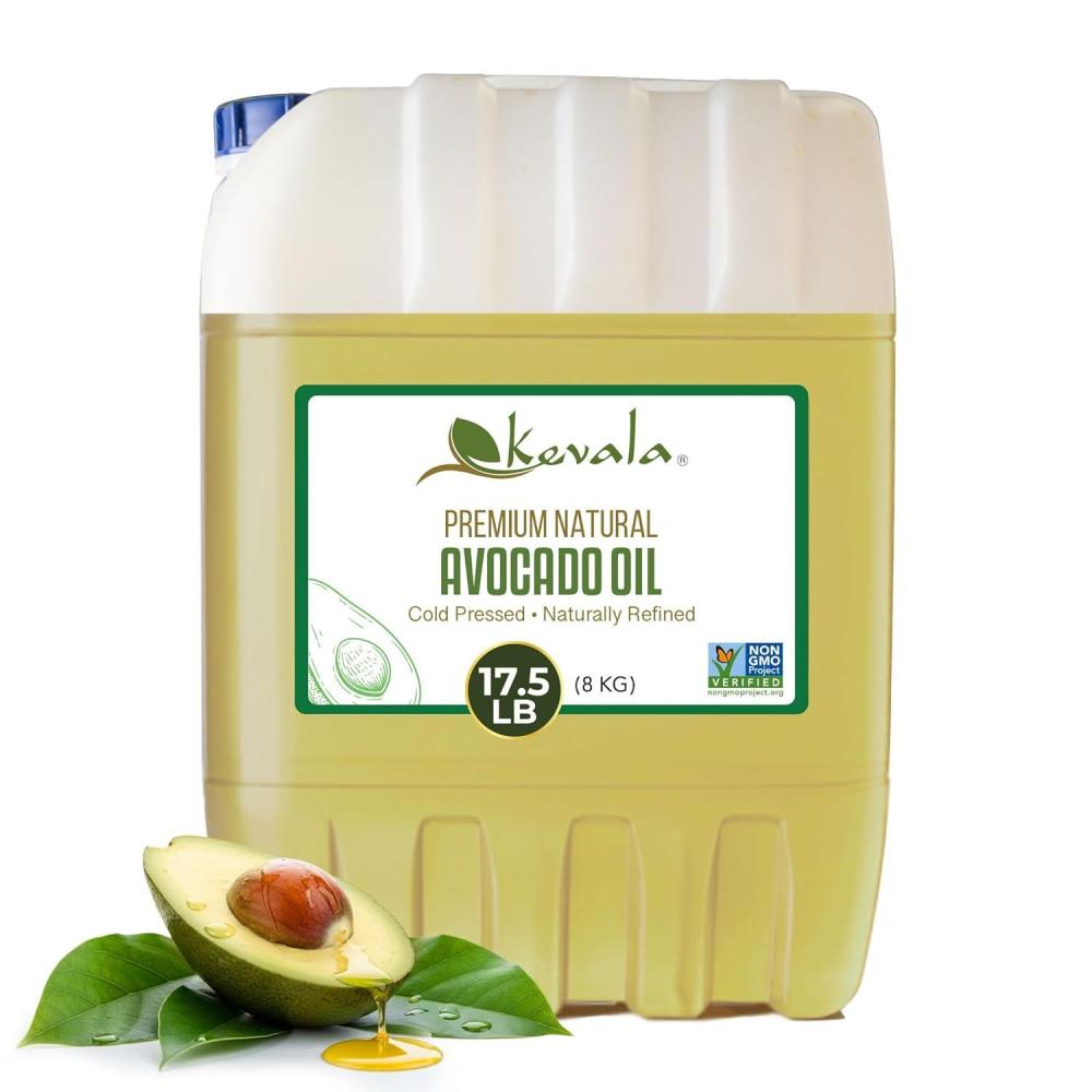 image:imageKevala Avocado Oil Cold Pressed NonGMO Project Verified amp Kosher Multipurpose for High Smoke Point Cooking Roasting Sauting amp Skin Moisturizing Ideal Kitchen Staple 8 Fl Oz Pack of 1175 lb