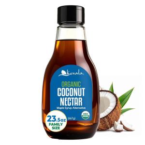 Kevala Organic Coconut Nectar – No Gluten, Vegan, No Added Sugar, Natural Maple Syrup Alternative, Extract From Coconuts, Great for Pancakes – 23.5 oz(23.5 Fl Oz (Pack of 1))