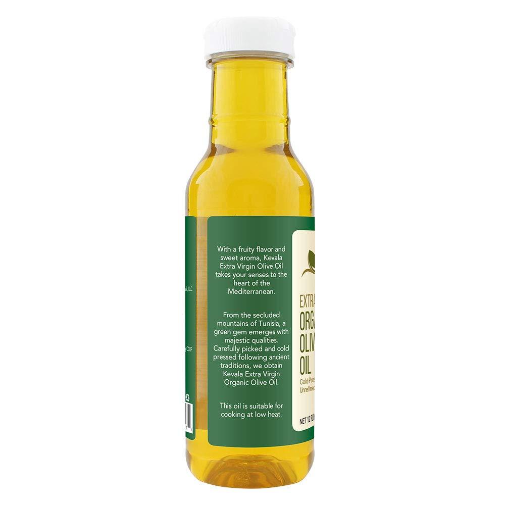 image:imageKevala Extra Virgin Organic Olive Oil For Baking and Sauting in Daily Cooking Finishing Touch to your Favorite Recipes Enjoyed in Many Cuisines Natural Addition to Skincare and Haircare 12 oz