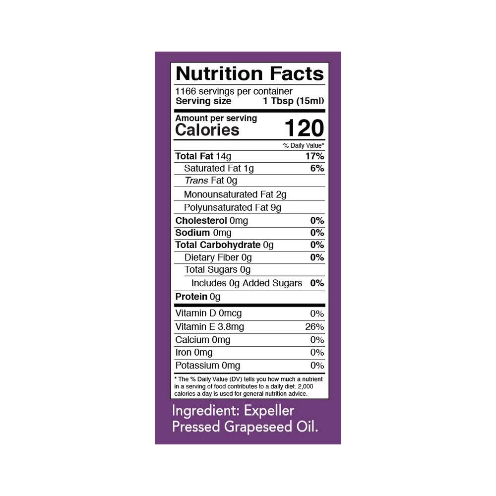 image:imageKevala Grapeseed Oil 35 LB Premium Natural Expeller Pressed