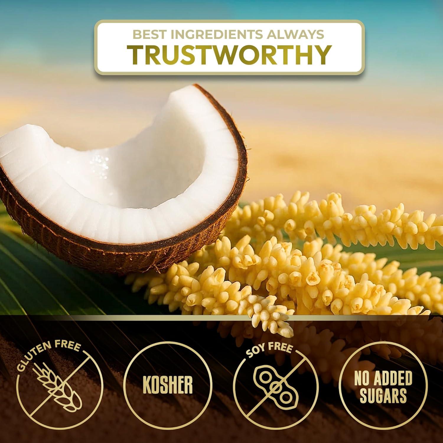 image:imageKevala Organic Coconut Aminos SoyFree Seasoning from Coconut Nectar amp Blossom Sap GlutenFree Kosher Vegan USDA Organic NonGMO Soy Sauce Alternative 64 Fl Oz Pack of 1Coconut